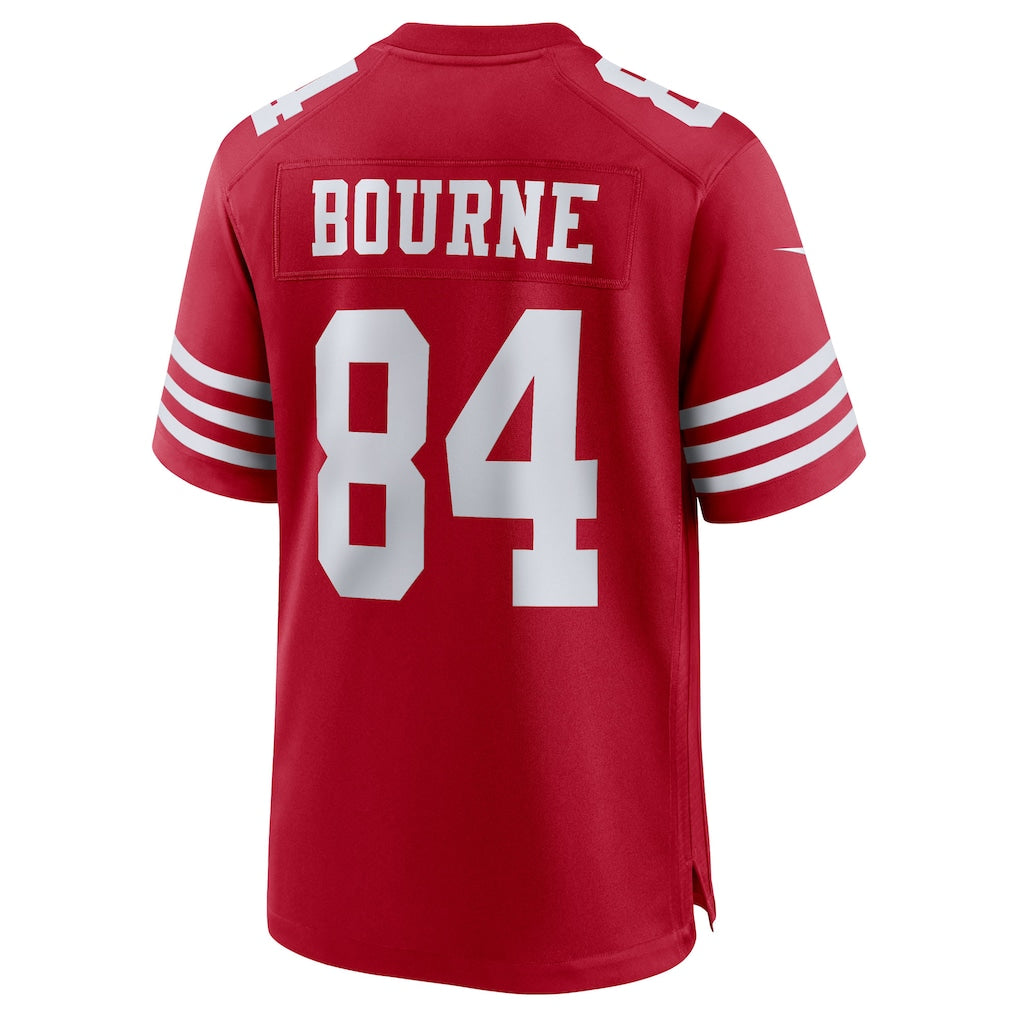 Ndoa SF.49ers #84 Kendrick Bourne Scarlet Team Game Jersey
