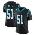 C.Panthers #51 Sam Mills Player Black Vapor Untouchable Limited Game Ndoa Stitched Jerseys