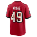 Ndoa TB.Buccaneers #49 Owen Wright Red Team Game Jersey