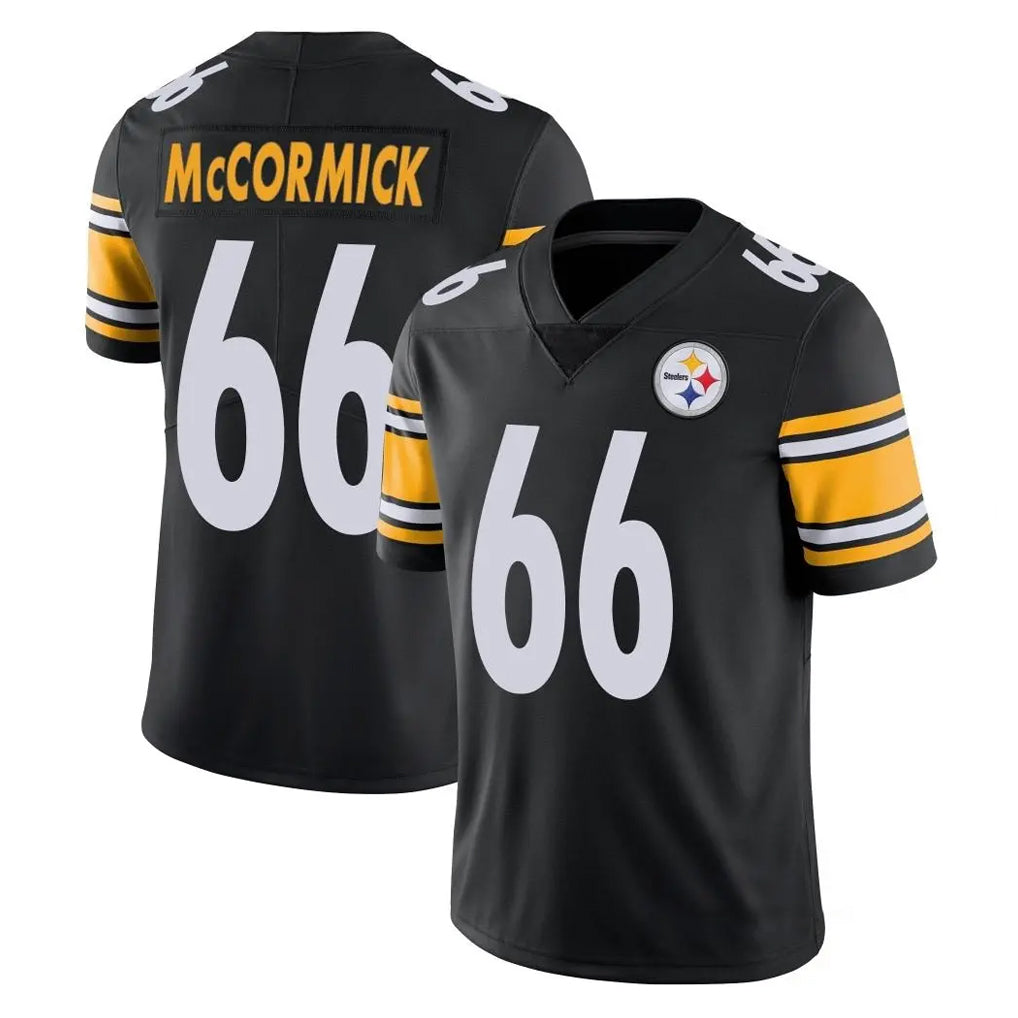 P.Steelers #66 Mason McCormick Player Black Limited Vapor Untouchable Home Game Ndoa Stitched Jerseys