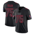 H.Texans #75 Wyatt Teller Player Black Impact Limited Game Ndoa Stitched Jerseys