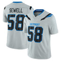 D.Lions #58 Penei Sewell Player Silver Limited 2026 Rivalries Collection Home Game Ndoa Stitched Jerseys