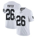 LV.Raiders #26 Darien Porter Player White Limited Vapor Untouchable Home Game Stitched Jerseys