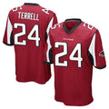 A.Falcons #24 A.J. Terrell Jr. Player Red Color Vapor Home Game Ndoa Stitched Jerseys