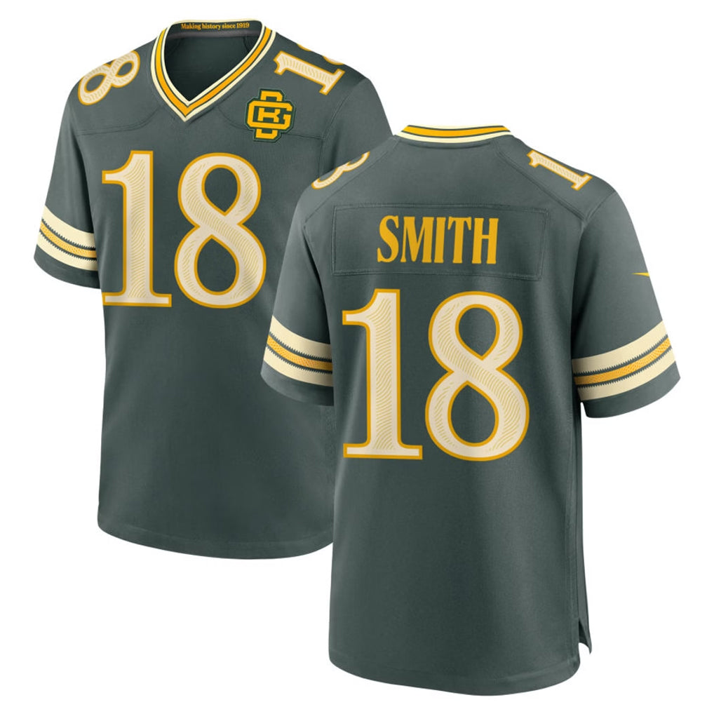 GB.Packers #18 Jonnu Smith Player Green 2026 Rivalries Collection Home Game Ndoa Stitched Jerseys