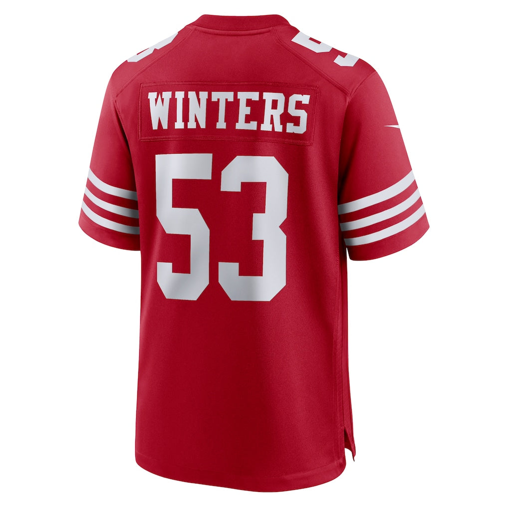 Ndoa SF.49ers #53 Dee Winters Scarlet Team Game Jersey