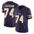 MN.Vikings #74 Donovan Jackson Player Purple Limited 2026 Rivalries Collection Home Game Ndoa Stitched Jerseys