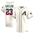 Ndoa A.Diamondbacks #23 Zac Gallen Player Cream Game Limited Stitched Jerseys