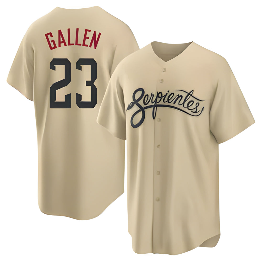 Ndoa A.Diamondbacks #23 Zac Gallen Player Light Brown City Connect Cool Replica Stitched Jerseys