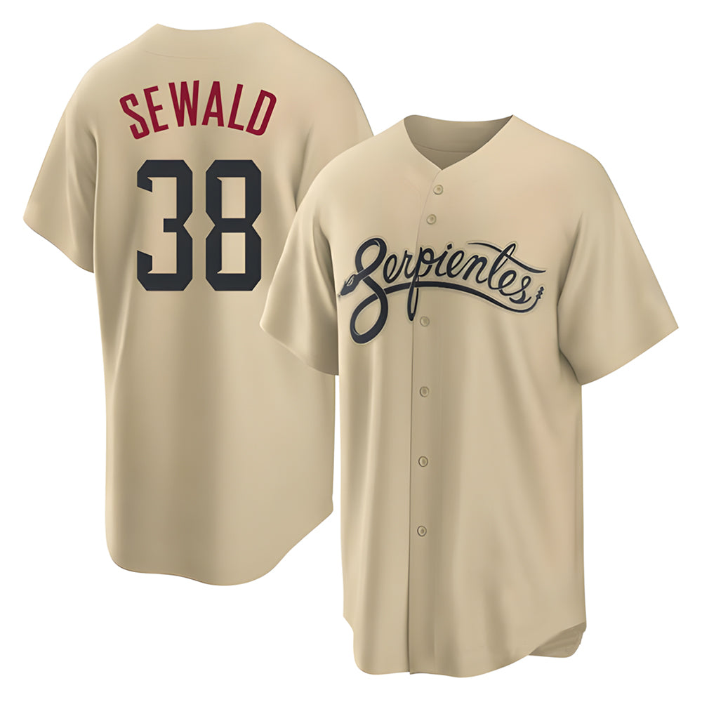 Ndoa A.Diamondbacks #38 Paul Sewald Player Gold City Connect Cool Stitched Jersey