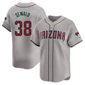 Ndoa A.Diamondbacks #38 Paul Sewald Player Gray Limited Away Stitched Jersey