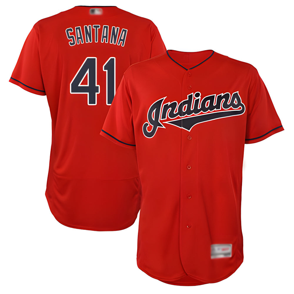 Ndoa A.Diamondbacks #41 Carlos Santana Player Red game time Stitched Jersey