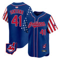 Ndoa A.Diamondbacks #41 Carlos Santana Player Royal Independence Day Vapor Premier Limited Stitched Jersey