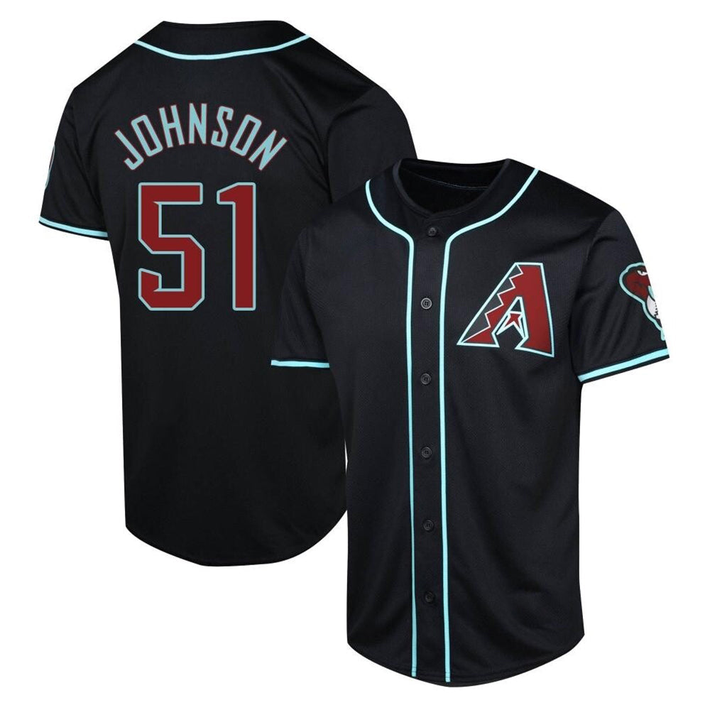 Ndoa A.Diamondbacks #51 Randy Johnson Player Black Limited Alternate Stitched Jerseys