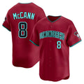 Ndoa A.Diamondbacks #8 James McCann Player Red Limited Alternate Stitched Jersey