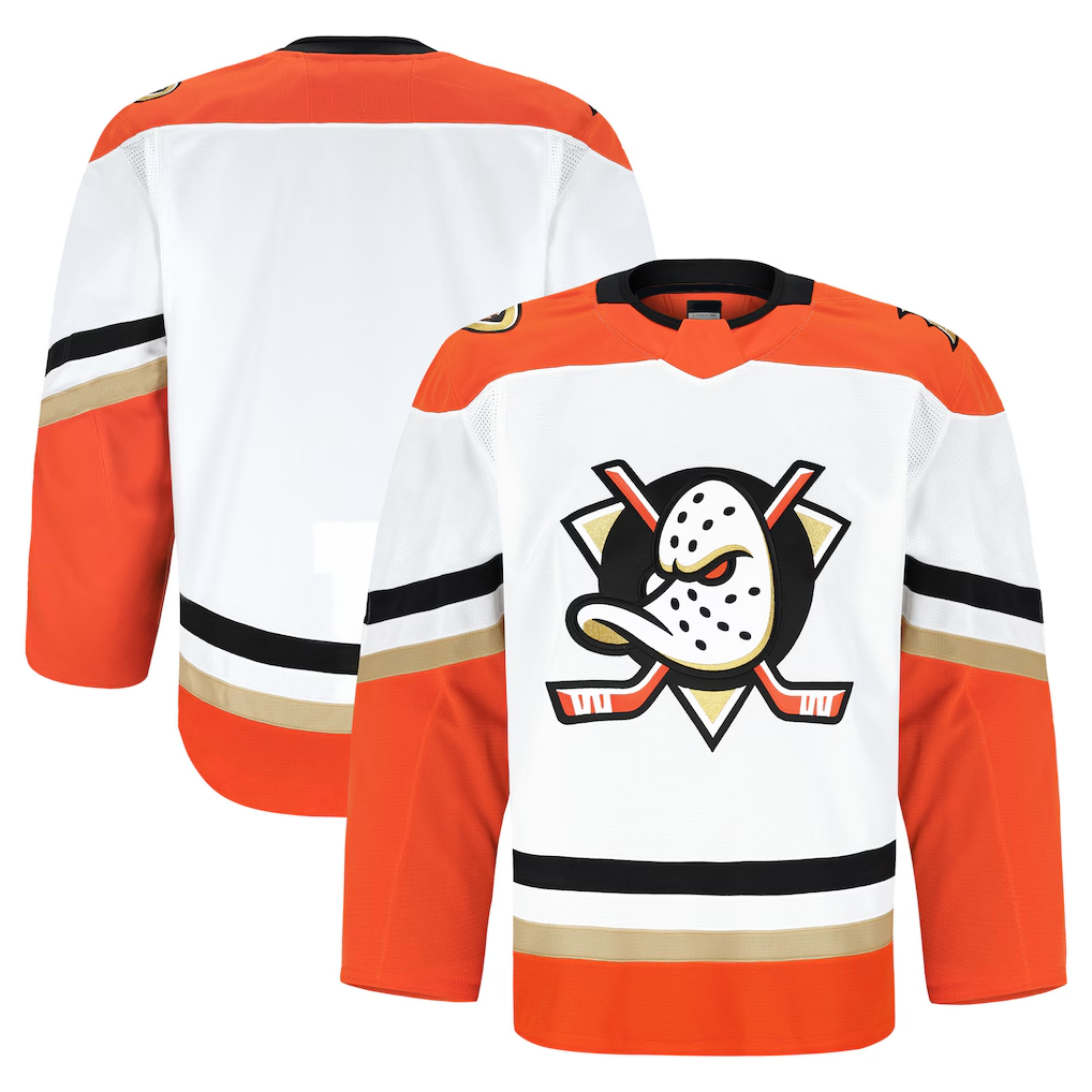 Ndoa A.Ducks White Away Authentic Pro Jerseys