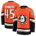 Ndoa A.Ducks #45 Beckett Sennecke Orange Home Premium Jerseys