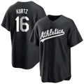 Ndoa Athletics #16 Nick Kurtz Player Black Game Stitched Jerseys