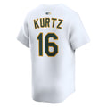 Ndoa Athletics #16 Nick Kurtz Player White Home Limited Stitched Jerseys