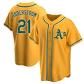 Ndoa Athletics #21 Tyler Soderstrom Player Gold Replica Alternate Stitched Jersey