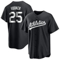 Ndoa Athletics #25 Brent Rooker Black Replica Game Personalized Jerseys