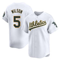 Ndoa Athletics #5 Jacob Wilson White Limited Home Stitched Jersey