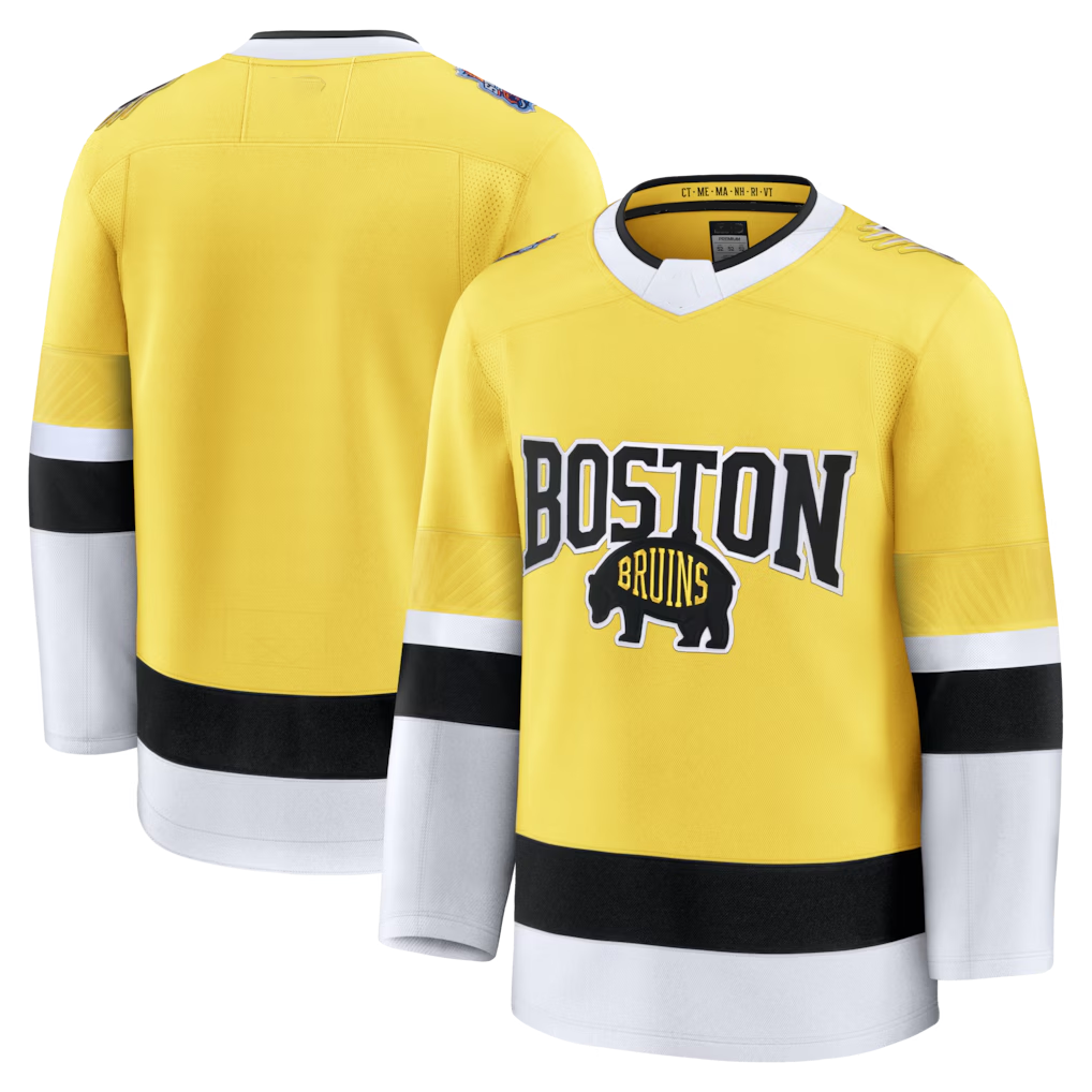 Ndoa B.Bruins Gold 2026 Stadium Series Premium Jerseys
