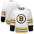 Ndoa B.Bruins White Away Authentic Pro Stitched Jerseys