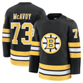Ndoa B.Bruins #73 Charlie McAvoy Black Home Premium Player Stitched Jerseys