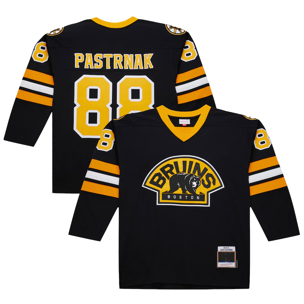 Ndoa B.Bruins #88 David Pastrnak Black 2014-15 Power Play Stitched Jerseys