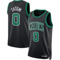 Ndoa B.Celtics #0 Jayson Tatum  Black Swingman Jerseys - Statement Edition