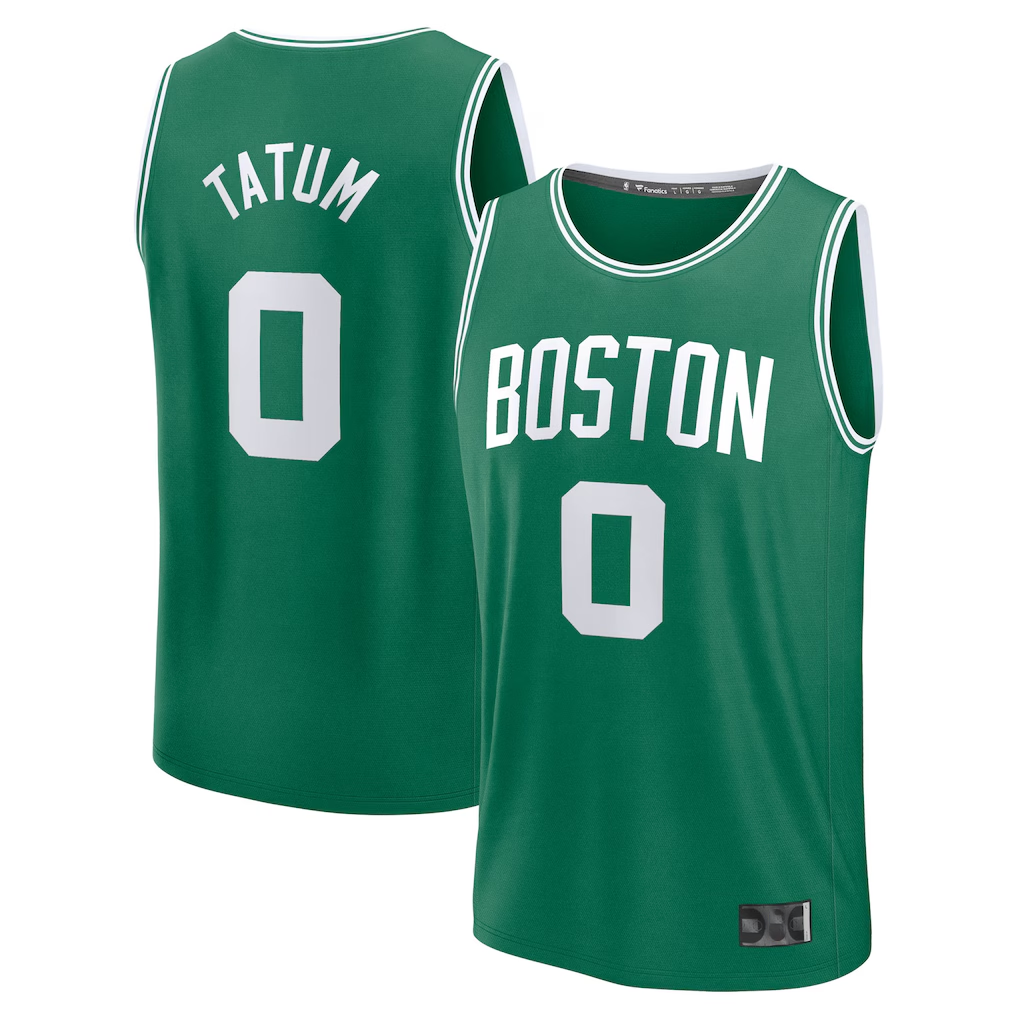 Ndoa B.Celtics #0 Jayson Tatum  Kelly Green Fast Break Replica Player Jerseys - Icon Edition