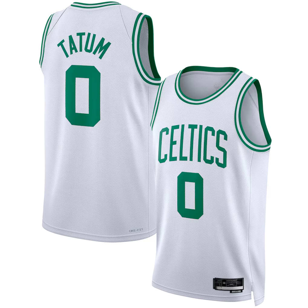 Ndoa B.Celtics #0 Jayson Tatum White Swingman Jerseys - Association Edition