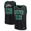 Ndoa B.Celtics #13 Paul George Black Fast Break Replica Jerseys - Statement Edition