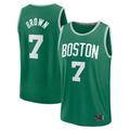 Ndoa B.Celtics #7 Jaylen Brown  Kelly Green Fast Break Replica Player Jerseys - Icon Edition