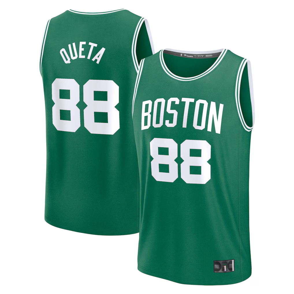Ndoa B.Celtics #88 Neemias Queta Kelly Green Fast Break Replica Player Jerseys - Icon Edition