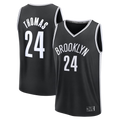 Ndoa B.Nets #24 Cam Thomas Black Fast Break Replica Jerseys - Icon Edition
