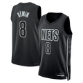 Ndoa B.Nets #8 Egor D?min  Black Swingman Jerseys - Statement Edition