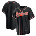 Ndoa B.Orioles Black Out Fashion Home Game Blank Player Stitched Jerseys