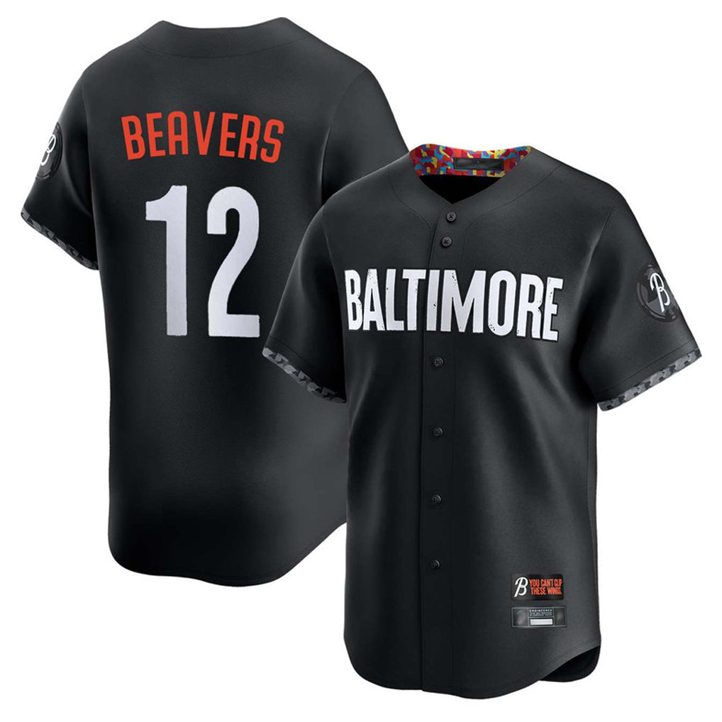 Ndoa B.Orioles #12 Dylan Beavers Player Black City Connect Limited Home Game Stitched Jerseys