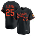Ndoa B.Orioles #25 Pete Alonso Player Black Limited Home Game Stitched Jerseys