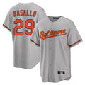 Ndoa B.Orioles #29 Samuel Basallo Player Gray Home Game Stitched Jerseys