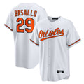 Ndoa B.Orioles #29 Samuel Basallo Player White Home Game Stitched Jerseys
