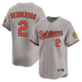Ndoa B.Orioles #2 Gunnar Henderson Player Gray Limited Home Game Stitched Jerseys