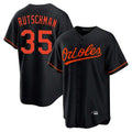 Ndoa B.Orioles #35 Adley Rutschman Black Home Game Stitched Jerseys