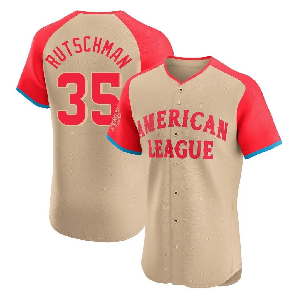 Ndoa B.Orioles #35 Adley Rutschman Cream American League All-Star Limited Elite Home Game Stitched Jerseys