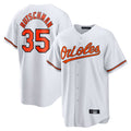 Ndoa B.Orioles #35 Adley Rutschman Player White Home Game Stitched Jerseys