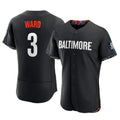 Ndoa B.Orioles #3 Taylor Ward Player Black City Connect Limited Elite Home Game Stitched Jerseys