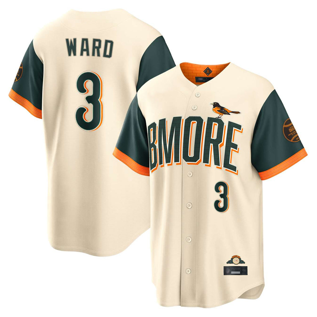 Ndoa B.Orioles #3 Taylor Ward Player Cream 2026 City Connect Home Game Stitched Jerseys