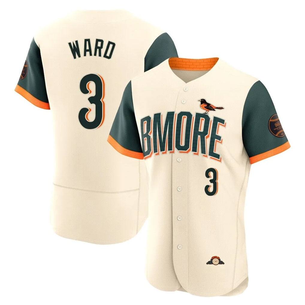 Ndoa B.Orioles #3 Taylor Ward Player Cream 2026 City Connect Limited Elite Home Game Stitched Jerseys